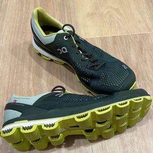 On Running Cloudsurfer Jungle/Lime, Men’s 9 - Worn once, Like New